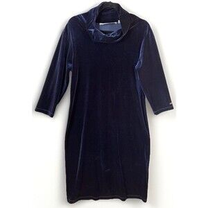 Tommy Hilfiger Navy Blue Midi Dress Absolutely Gorgeous